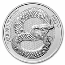 APMEX 1 OZ SILVER ROUND - 2025 APMEX YEAR OF THE SNAKE (SERIES 2)