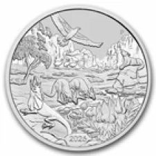 APMEX 2026 AUSTRALIA 1 OZ SILVER WONDERS OF AUSTRALIA- THE OUTBACK BU