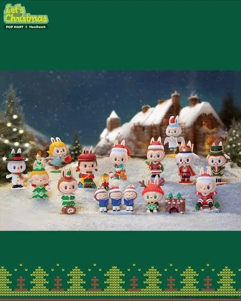 LABUBU  THE MONSTERS LABUBU "LET'S CHRISTMAS" 12 BLIND BOXES