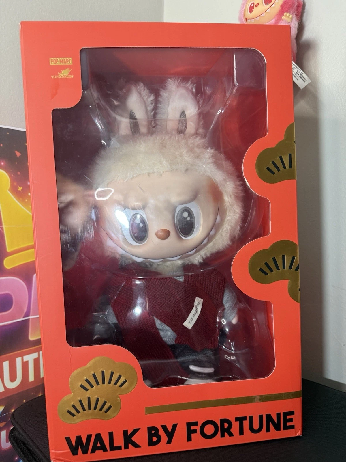 LABUBU AUTHENTIC POPMART MART LABUBU WALK BY FORTUNE COLLECTIBLE