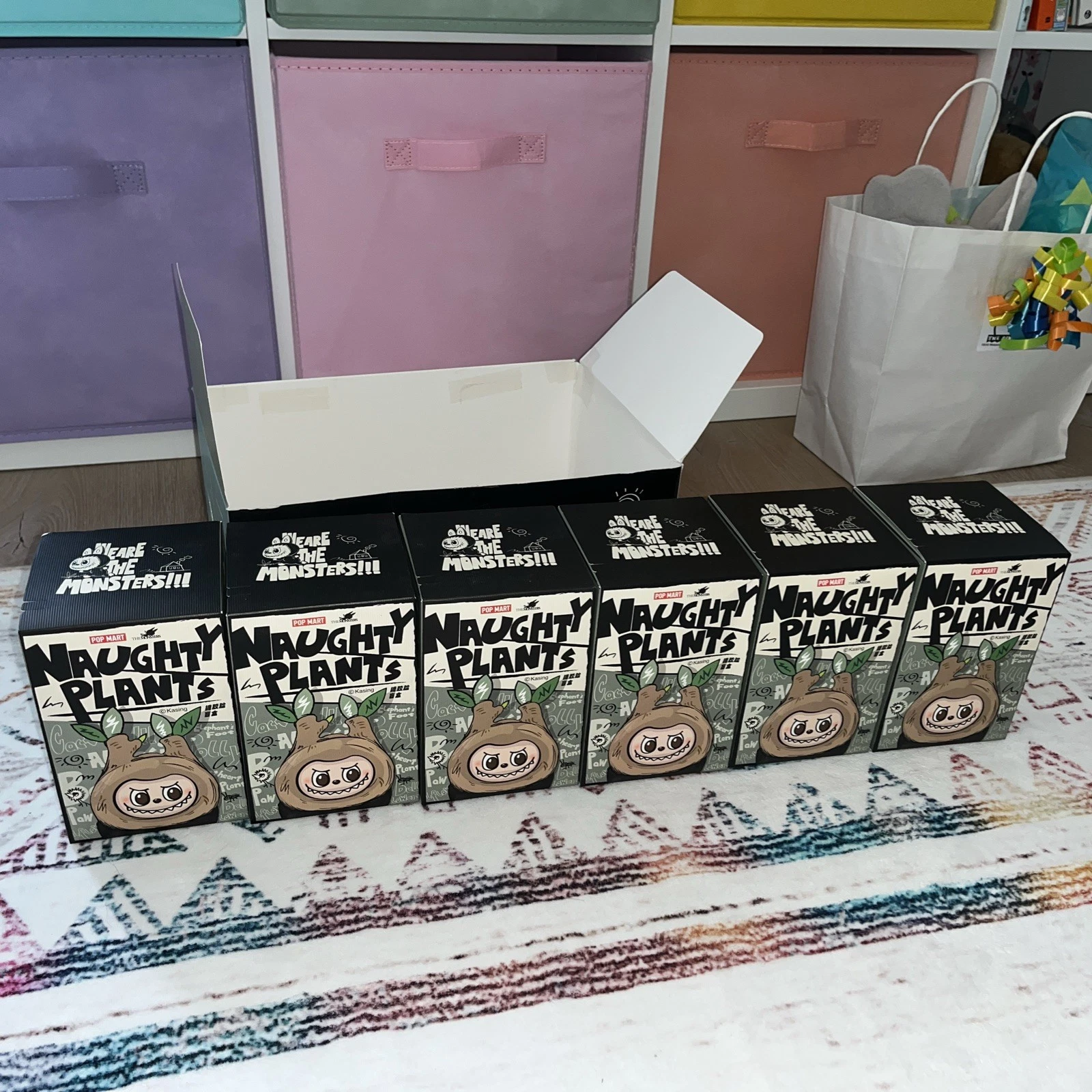 LABUBU THE MONSTERS NAUGHTY PLANTS POP MART BRAND NEW SET OF 6