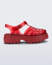 MELISSA POSSESSION PLATFORM II  TRANSPARENT RED