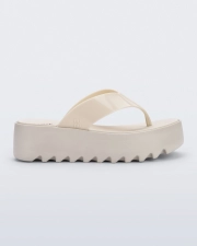MELISSA THONG PLATFORM  BEIGE