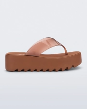 MELISSA THONG PLATFORM  BROWN