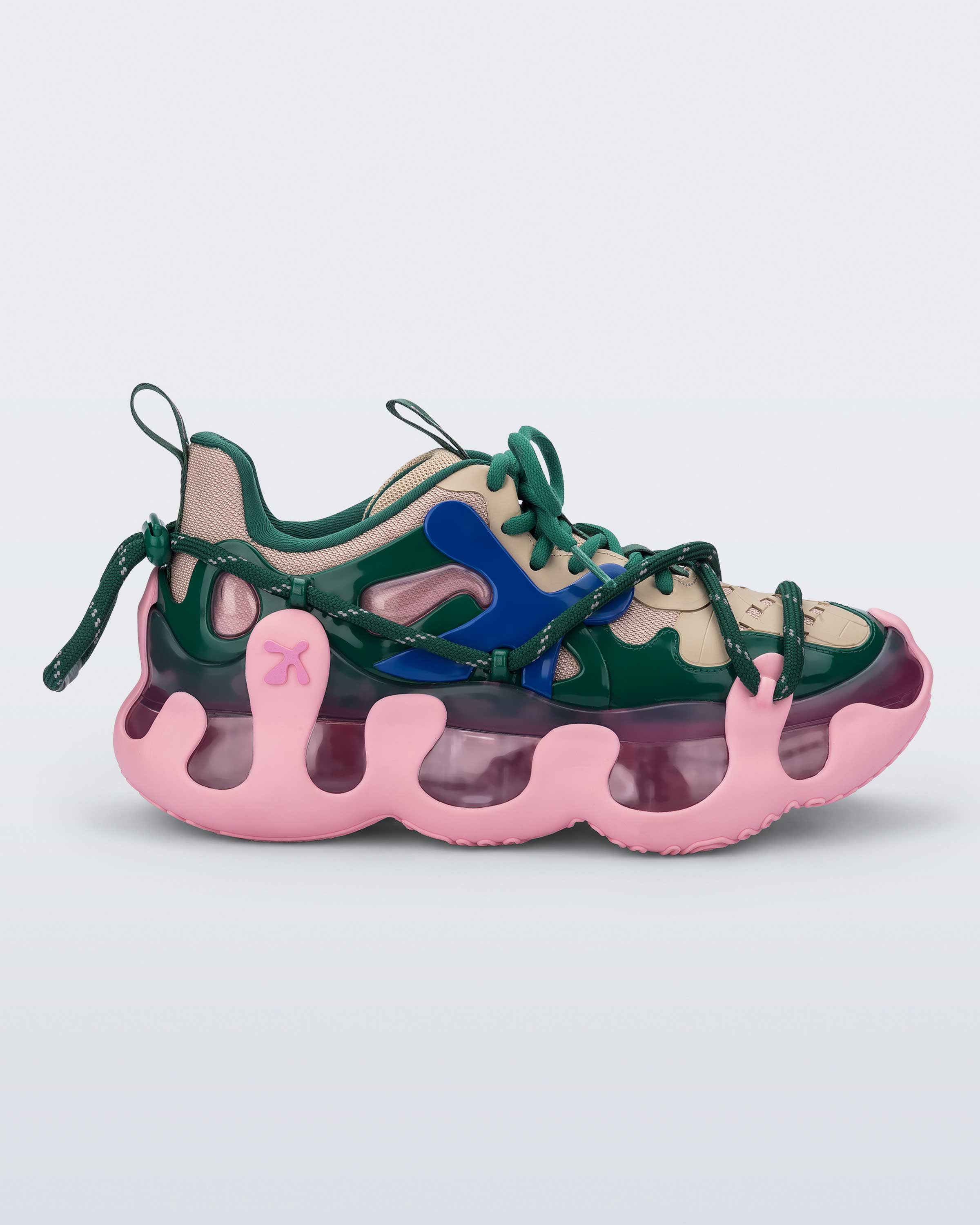 MELISSA X ICON  PINK/BEIGE/GREEN