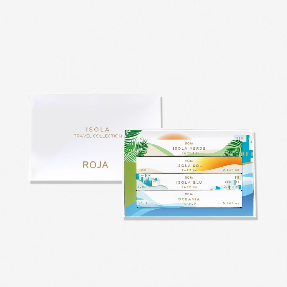 ROJA LONDON THE ISOLA TRAVEL COLLECTION SENSORY ADVENTURES 40ML