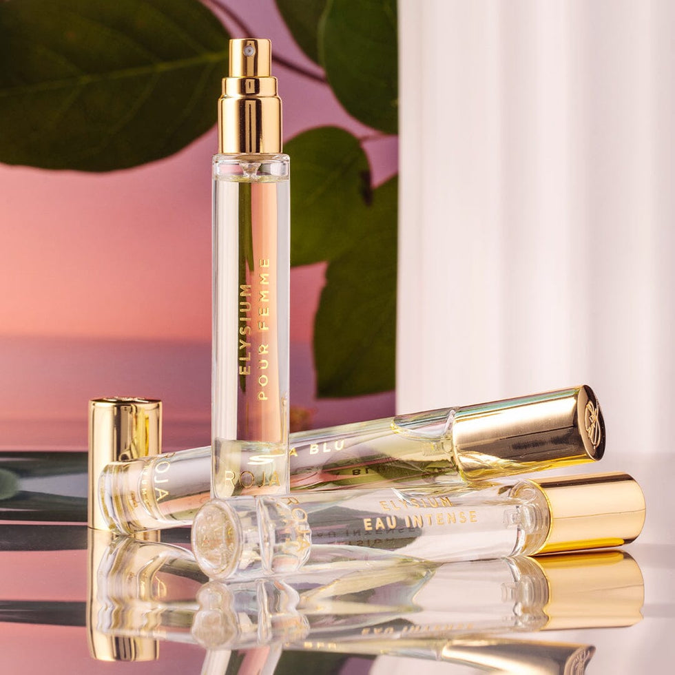 ROJA LONDON ELYSIUM POUR FEMME PEACH, PEONY, AND MUSK 10ML EDP