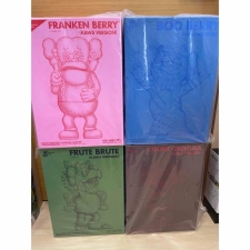 KAWS MONSTERS CEREAL VINYL FIGURES COMPLETE SET GENERAL MILLS FIGURE