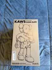 KAWS CLEAN SLATE VINYL COMPANION FIGURE BROWN (2018) - 100% AUTHENTICW.