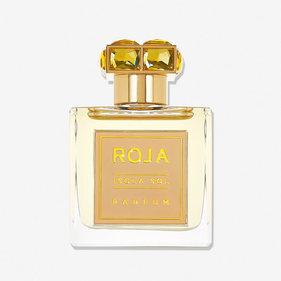 ROJA LONDON ISOLA SOL EMBRACE THE ENDLESS SUN JASMINE, COCONUT, AND SANDALWOOD 50ML