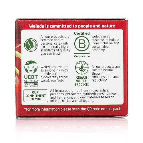 WELEDA PLUMPING DAY CREAM 1.3 OZ PLANT-BASED MOISTURIZER WITH POMEGRANATE MACA PEPTIDES