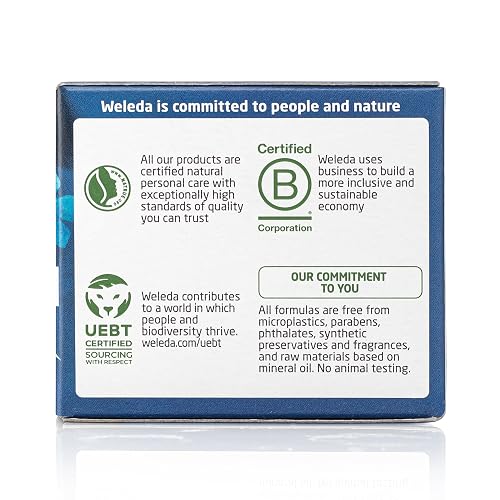 WELEDA REJUVENATING DAY CREAM 1.3OZ PLANT-BASED MOISTURIZER WITH BLUE GENTIAN EDELWEISS