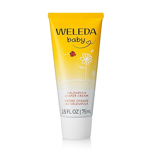 WELEDA BABY CALENDULA DIAPER CREAM 2.8OZ WITH CHAMOMILE, ALMOND OIL, LANOLIN ZINC OXIDE