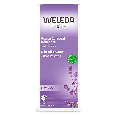 WELEDA RELAXING LAVENDER BODY BEAUTY OIL 3.4 OZ SOOTHING CLEAR MOISTURIZING OIL
