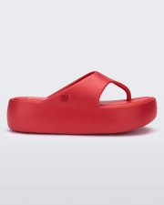 MELISSA FREE PLATFORM THONG  RED