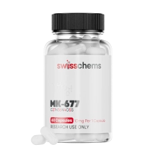 SWISSCHEMS MK-677 (IBUTAMOREN), (10MG/CAPSULE) 60 CAPSULES