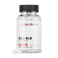 SWISS CHEMS RAD-140 (TESTOLONE), (10MG/CAPSULE) 60 CAPSULES