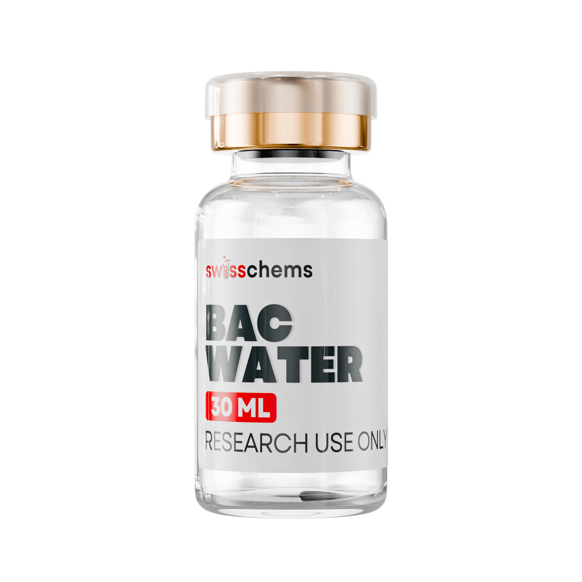 SWISS CHEMS BACTERIOSTATIC WATER (BAC) 30ML