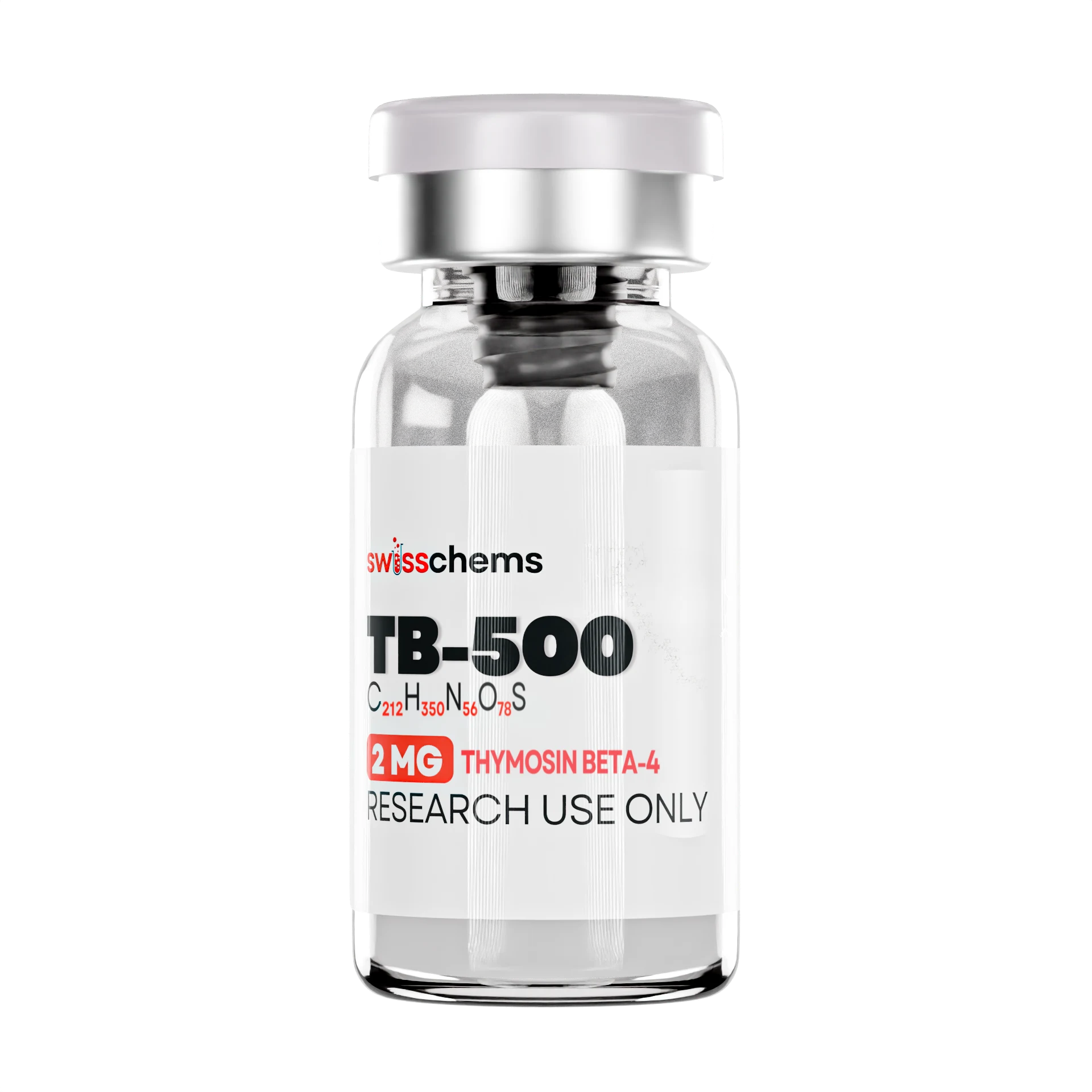 SWISS CHEMS TB-500 (THYMOSIN BETA-4) 2MG (1 VIAL)