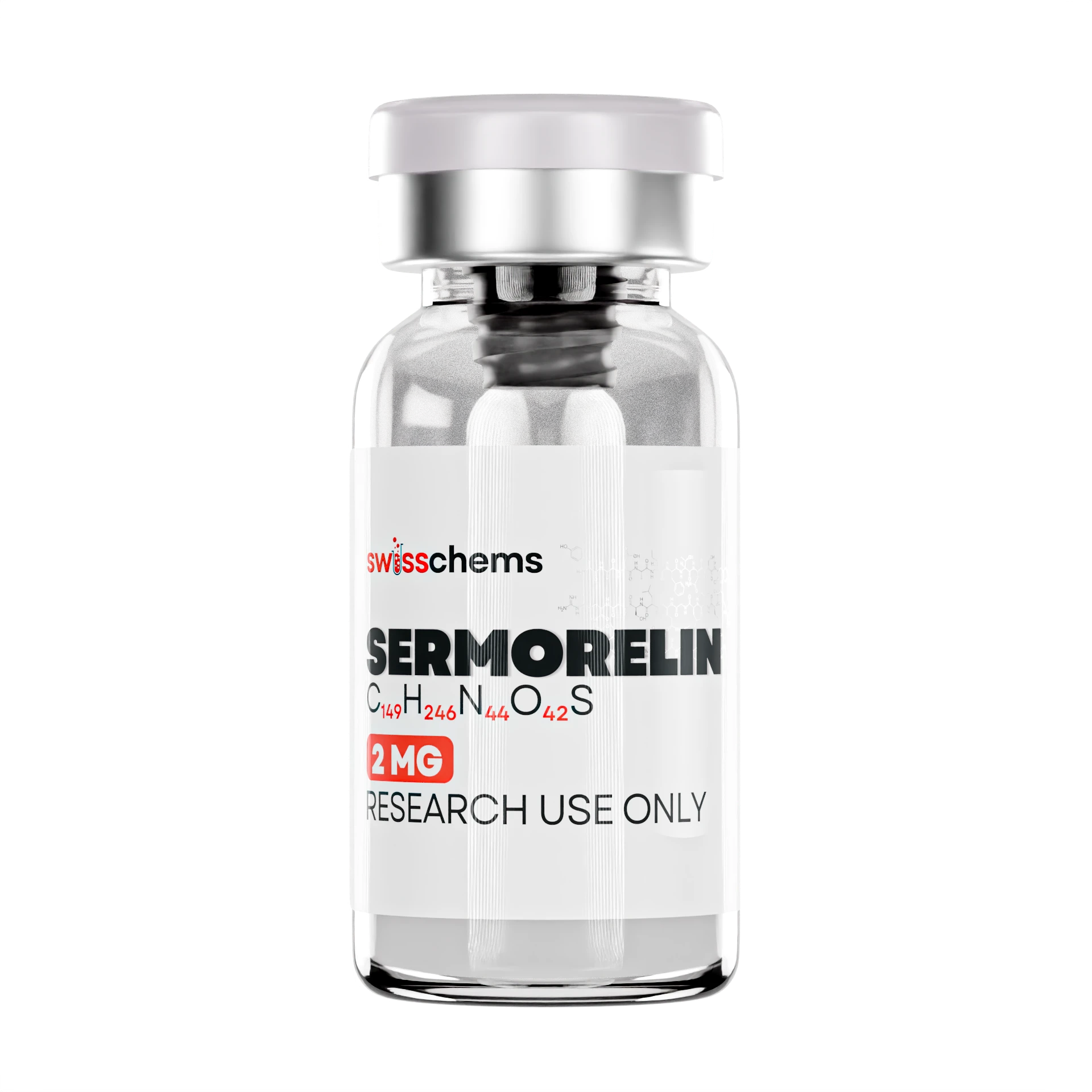 SWISS CHEMS SERMORELIN, 2MG KIT (10 VIALS)