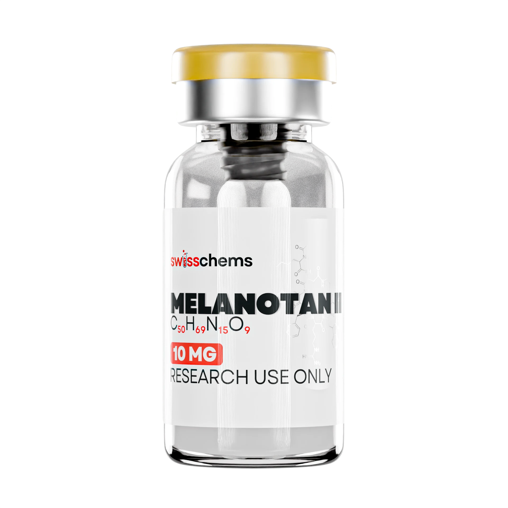 SWISS CHEMS MELANOTAN II, 10MG KIT (10 VIALS)
