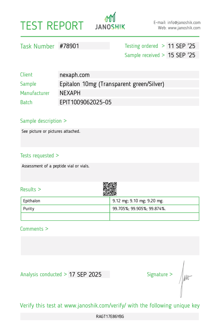 NEXAPH EPITALON 10MG (10 VIALS/KIT)
