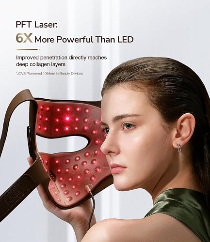 JOVS 4D LED RED LIGHT THERAPY MASK FOR FACE ANTI-AGING, ANTI-WRINKLE SKIN FIRMING