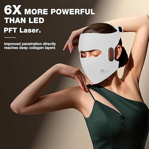 JOVS WHITE LASER LIGHT THERAPY FACE MASK FOR SKIN REJUVENATION AND ANTI-AGING