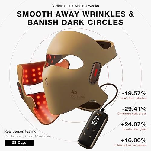 JOVS 4D GOLD LASER LIGHT THERAPY MASK FOR SKIN REJUVENATION AND ANTI-AGING TREATMENT