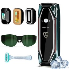 JOVS LASER HAIR REMOVAL DEVICE WITH SAPPHIRE ICE COOLING, 3-IN-1 HAIR REMOVAL SKIN CARE