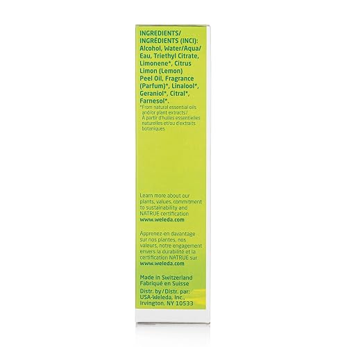 WELEDA CITRUS NATURAL DEODORANT SPRAY 3.4 FL OZ LONG-LASTING FRESHNESS FOR MEN WOMEN