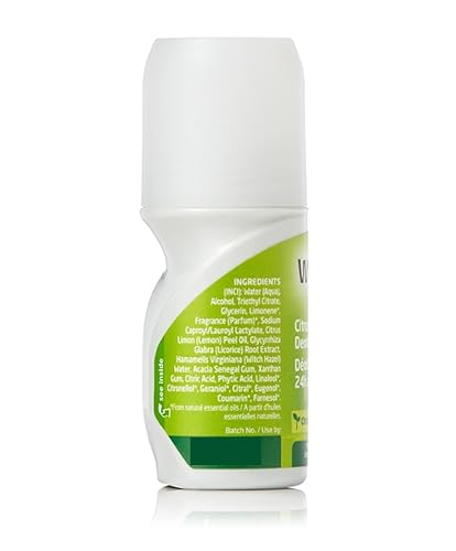 WELEDA CITRUS 24 HOUR ROLL-ON DEODORANT 1.7 FL OZ NATURAL LONG-LASTING FRESHNESS