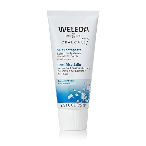 WELEDA NATURAL SALT TOOTHPASTE 2.5 OZ FLUORIDE-FREE, NATURAL ORAL CARE, SINGLE PACK