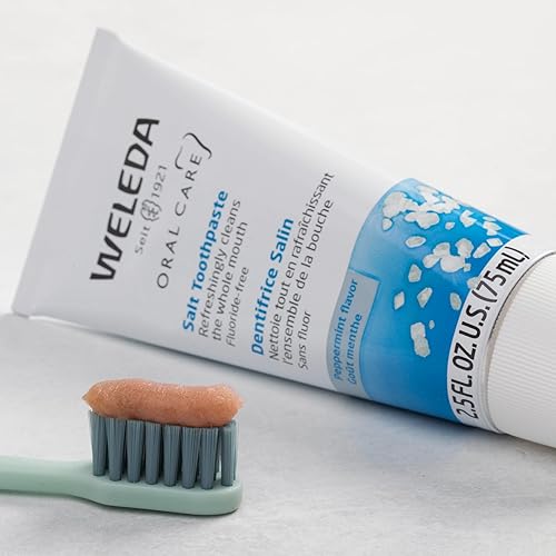 WELEDA NATURAL SALT TOOTHPASTE 2.5 OZ FLUORIDE-FREE, NATURAL ORAL CARE, SINGLE PACK