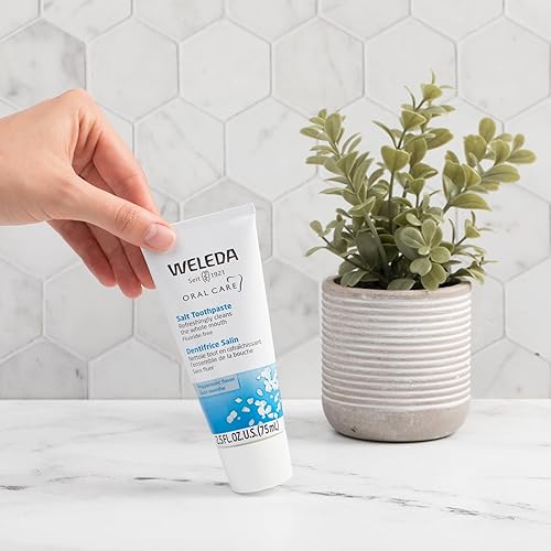 WELEDA NATURAL SALT TOOTHPASTE 2.5 OZ FLUORIDE-FREE, NATURAL ORAL CARE, SINGLE PACK