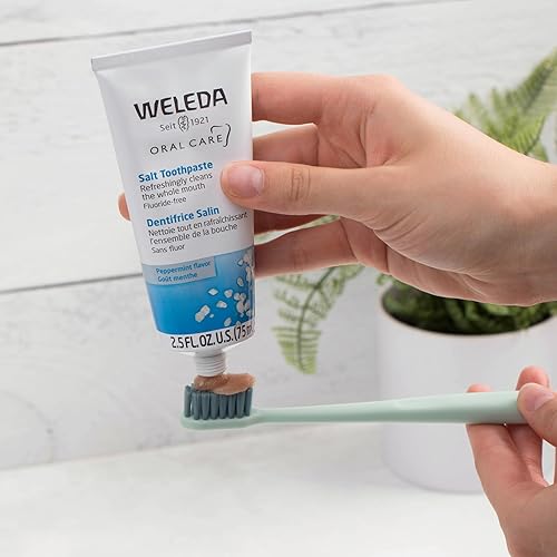 WELEDA NATURAL SALT TOOTHPASTE 2.5 OZ FLUORIDE-FREE, NATURAL ORAL CARE, SINGLE PACK
