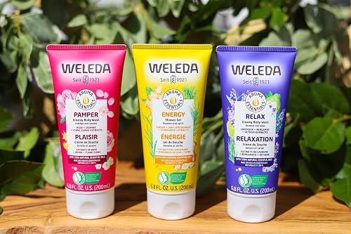 WELEDA AROMA ESSENTIALS ENERGY SHOWER GEL PARABEN-FREE 6.8 OZ SINGLE PACK