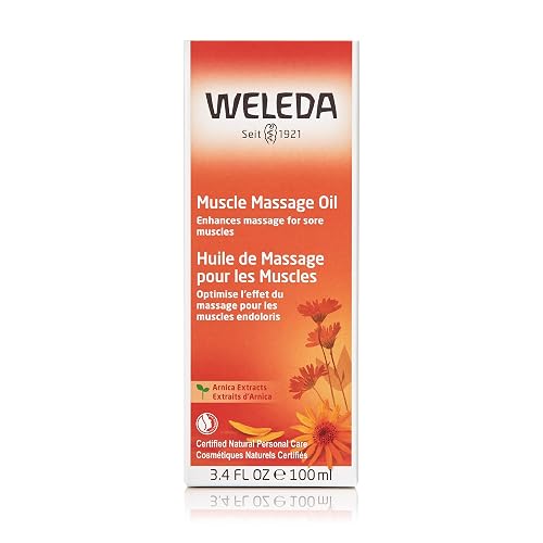 WELEDA ARNICA MUSCLE MASSAGE OIL 3.4 OZ - PLANT-BASED WITH BIRCH, SUNFLOWER OLIVE OILS