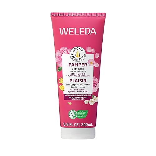 WELEDA AROMA ESSENTIALS PARABEN-FREE CREAMY BODY WASH 6.8 OZ GENTLE MOISTURIZING CLEANSER