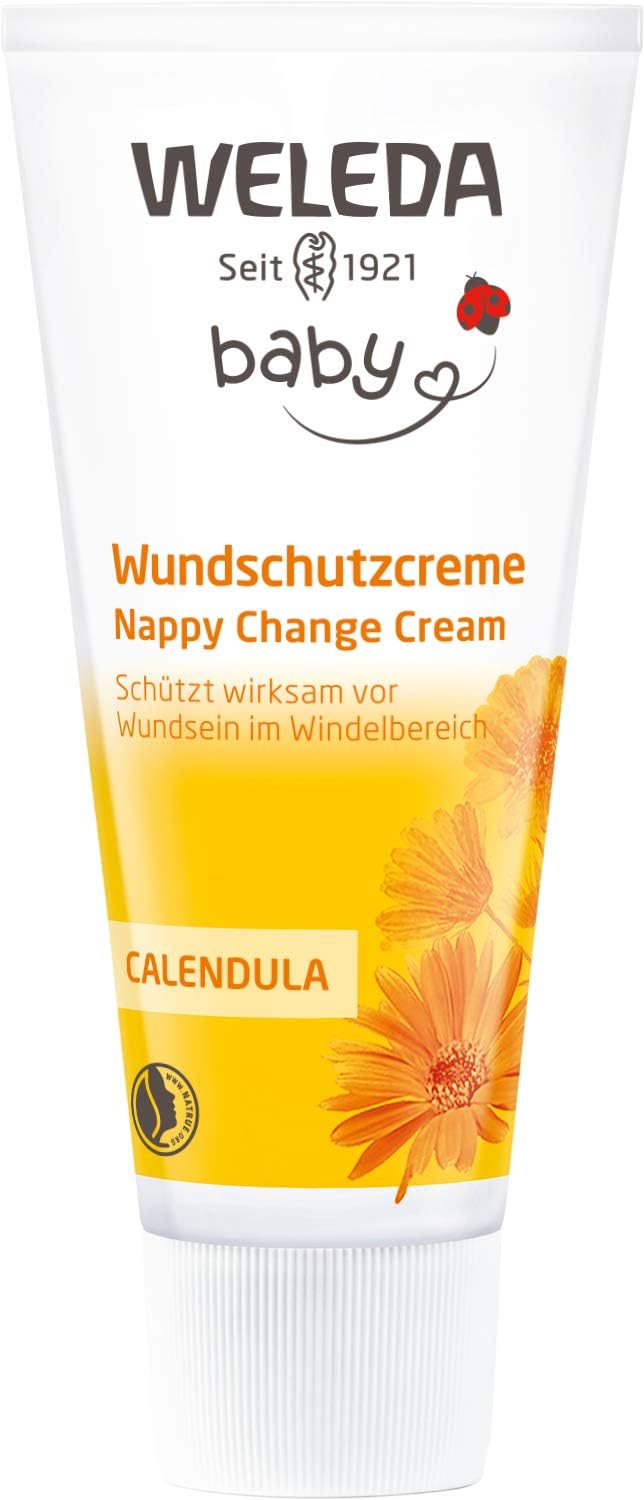 WELEDA BABY CALENDULA NAPPY CHANGE CREAM 75ML GENTLE DIAPER RASH PROTECTION CREAM