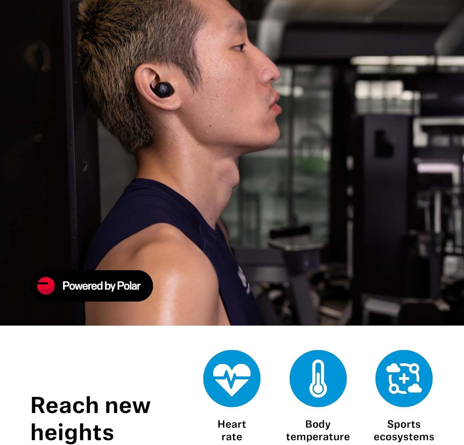 SENNHEISER MOMENTUM SPORT EARBUDS WITH ADAPTIVE ANC, SECURE FIT, 24H BATTERY FITNESS TRACKER