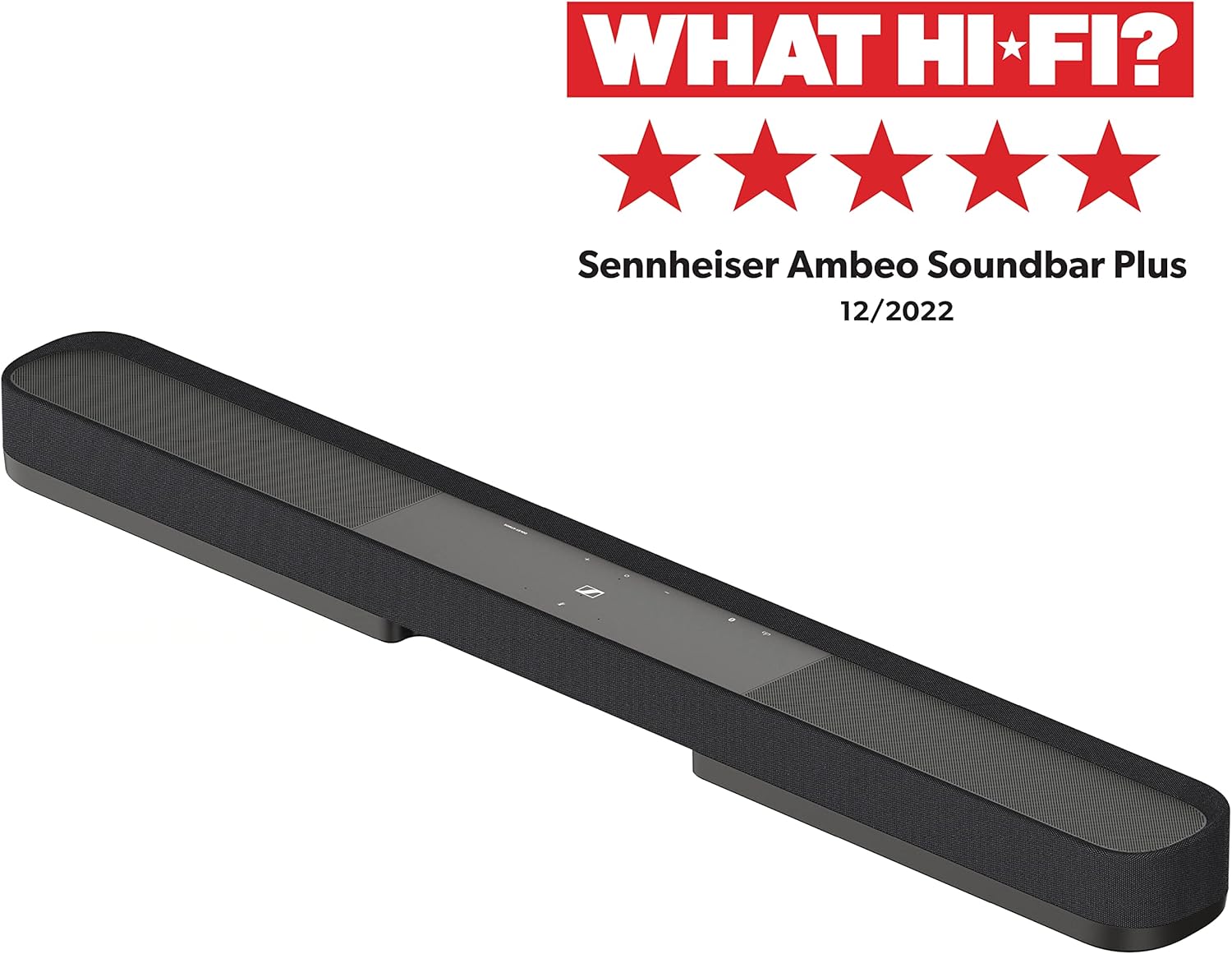 SENNHEISER AMBEO SOUNDBAR PLUS 3D SURROUND, VIRTUAL 7.1.4, DUAL SUBWOOFERS, STREAMING