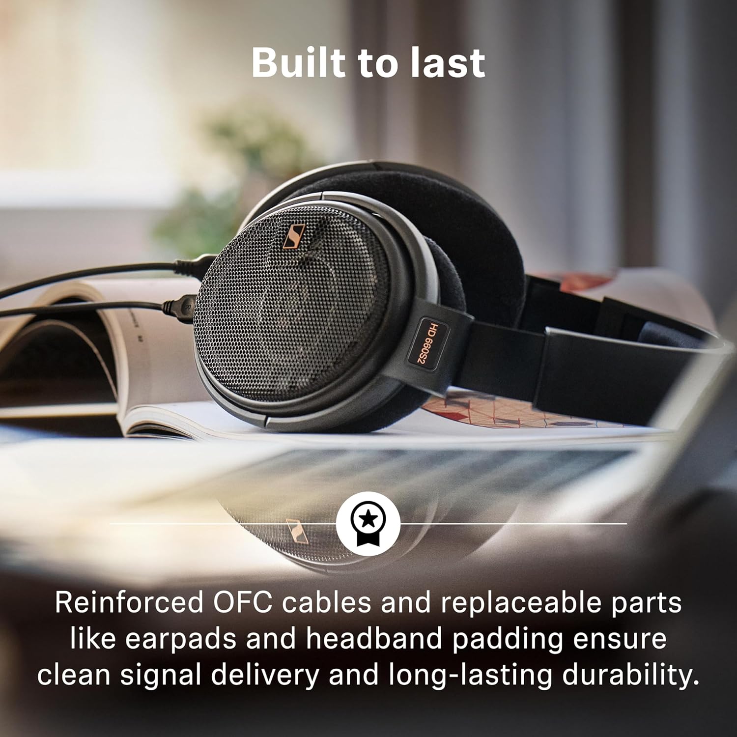SENNHEISER HD660S2 OPEN-BACK AUDIOPHILE HEADPHONES HIGH-FIDELITY SOUND, COMFORTABLE FIT