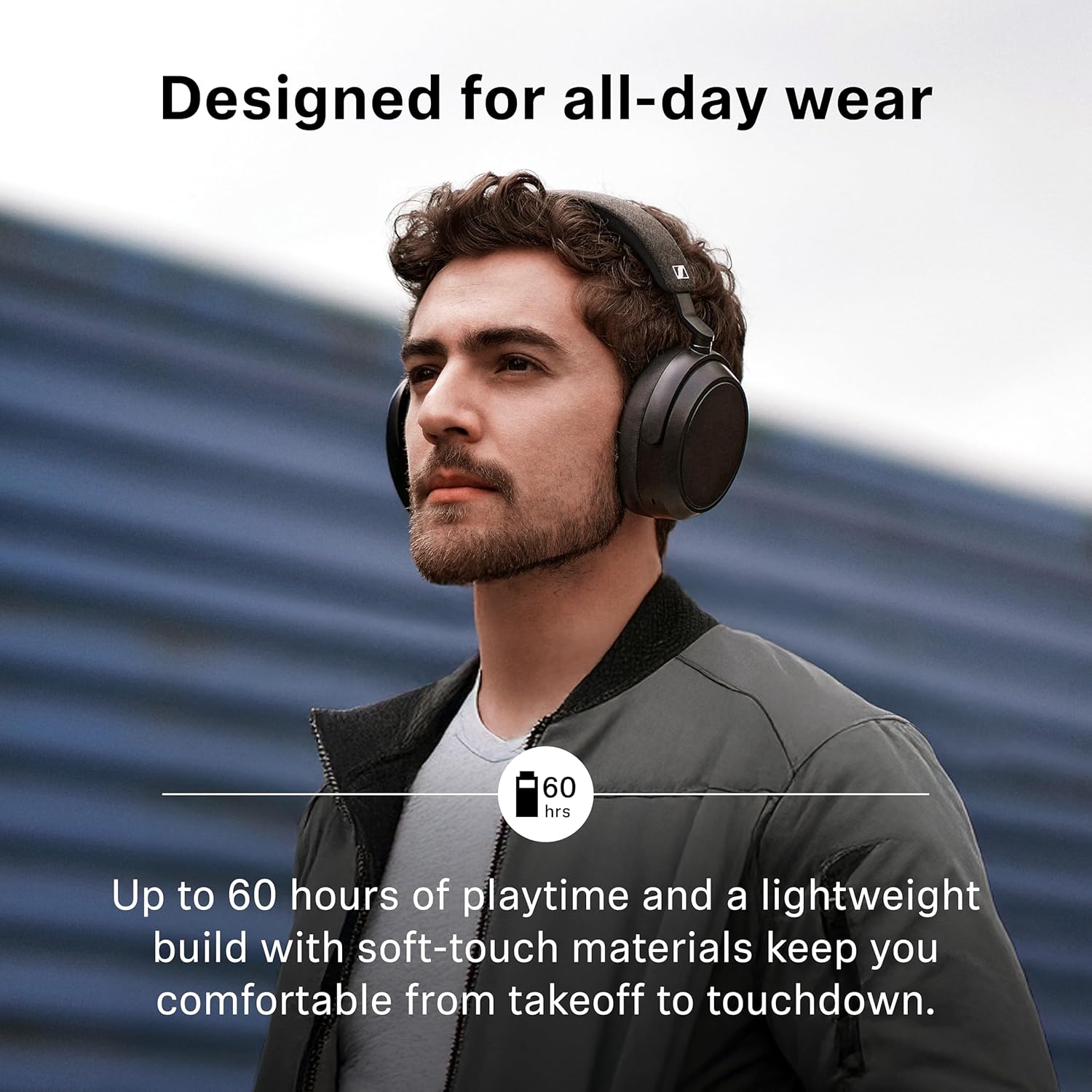 SENNHEISER MOMENTUM 4 WIRELESS OVER-EAR HEADPHONES BROWN BLUETOOTH, ANC, 60HR BATTERY