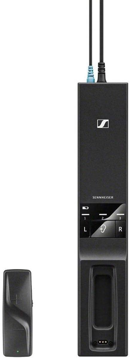 SENNHEISER FLEX 5000 DIGITAL WIRELESS TV HEADPHONES BLACK HIGH-QUALITY AUDIO LISTENING