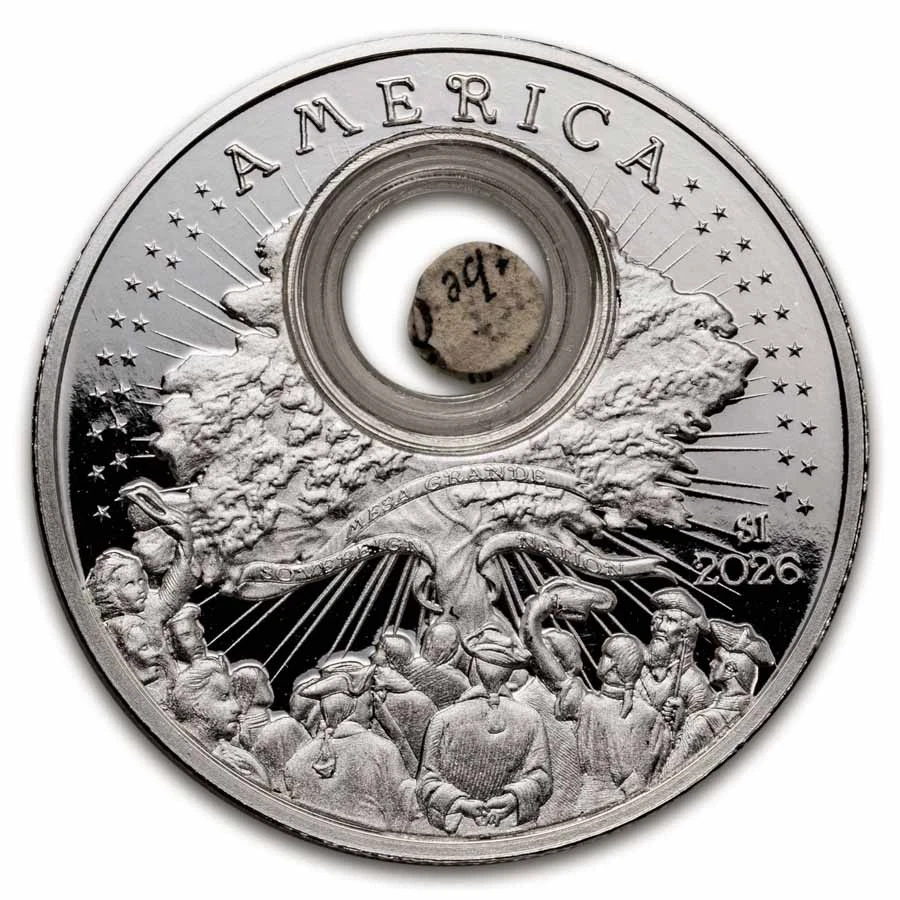 APMEX 2026 1 OZ AG $1 REV SERIES 250TH ANNIV.: DECLARATION (COLORIZED)