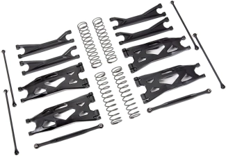 TRAXXAS 7895 BLACK SUSPENSION KIT FOR X-MAXX WIDEMAXX DURABLE UPGRADE PARTS