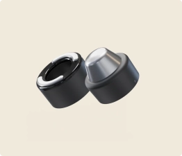 THERABODY THERAFACE HOT AND COLD RINGS BLACK