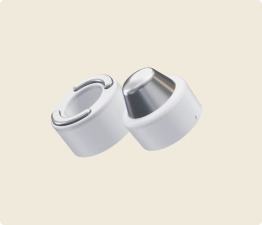 THERABODY THERAFACE HOT AND COLD RINGS WHITE