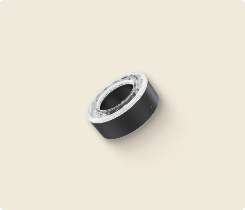THERABODY THERAFACE LED LIGHT RING BLACK